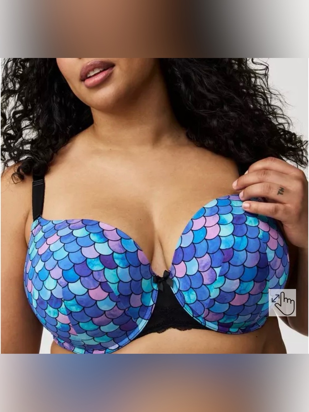 NWT Torrid t-shirt push up back smoothing 460 bra size 40C